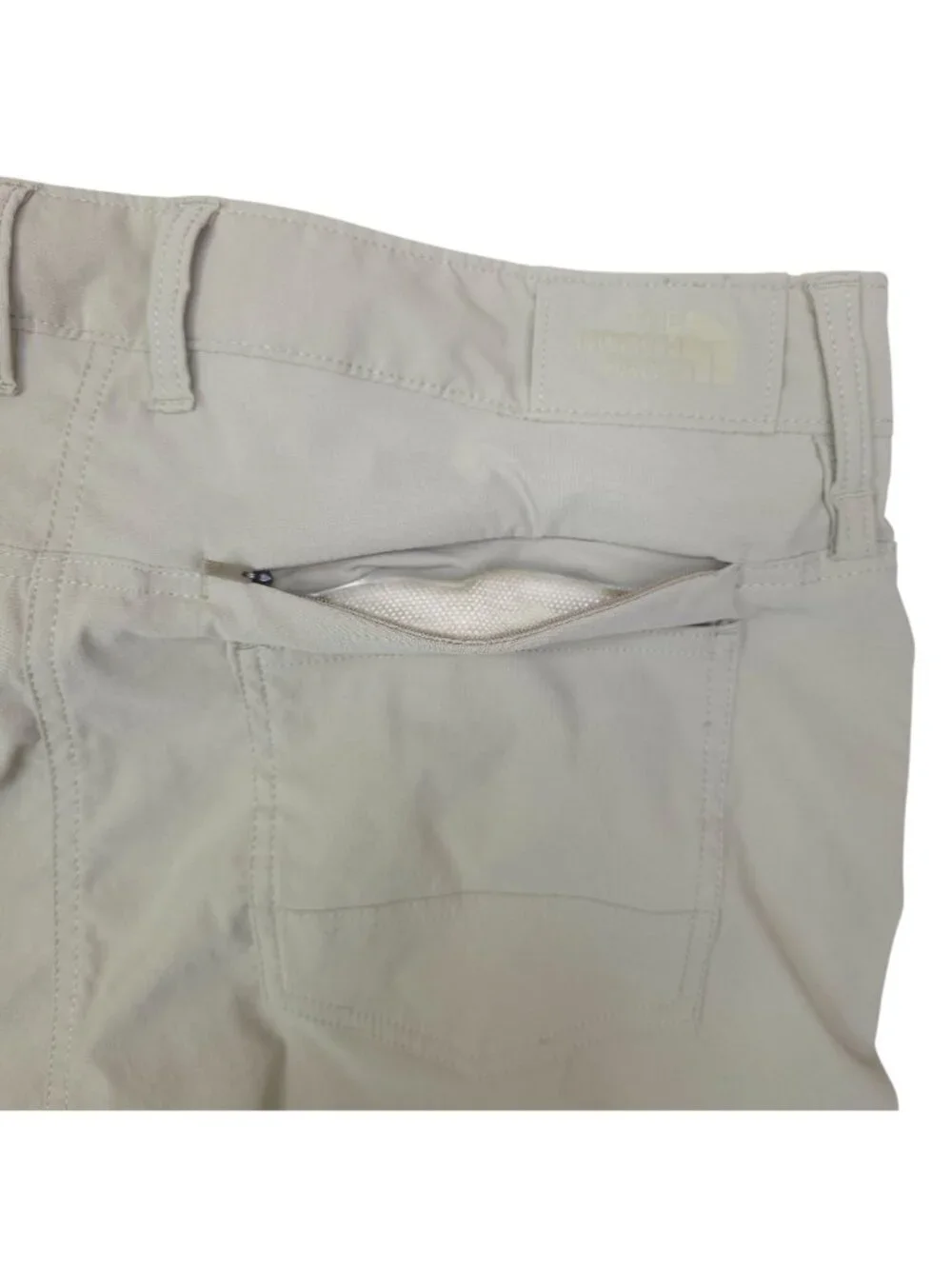 The North Face Sprag Slim Fit Beige Twill Pants With FlashDry Technology Size 38